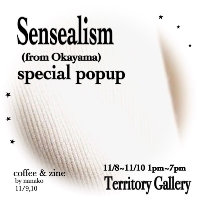 sensealism「 TOKYO popup 」