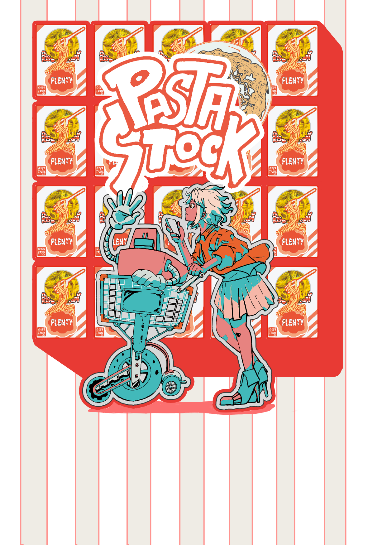 Waboku Solo Exhibition 2024「PASTA STOCK」