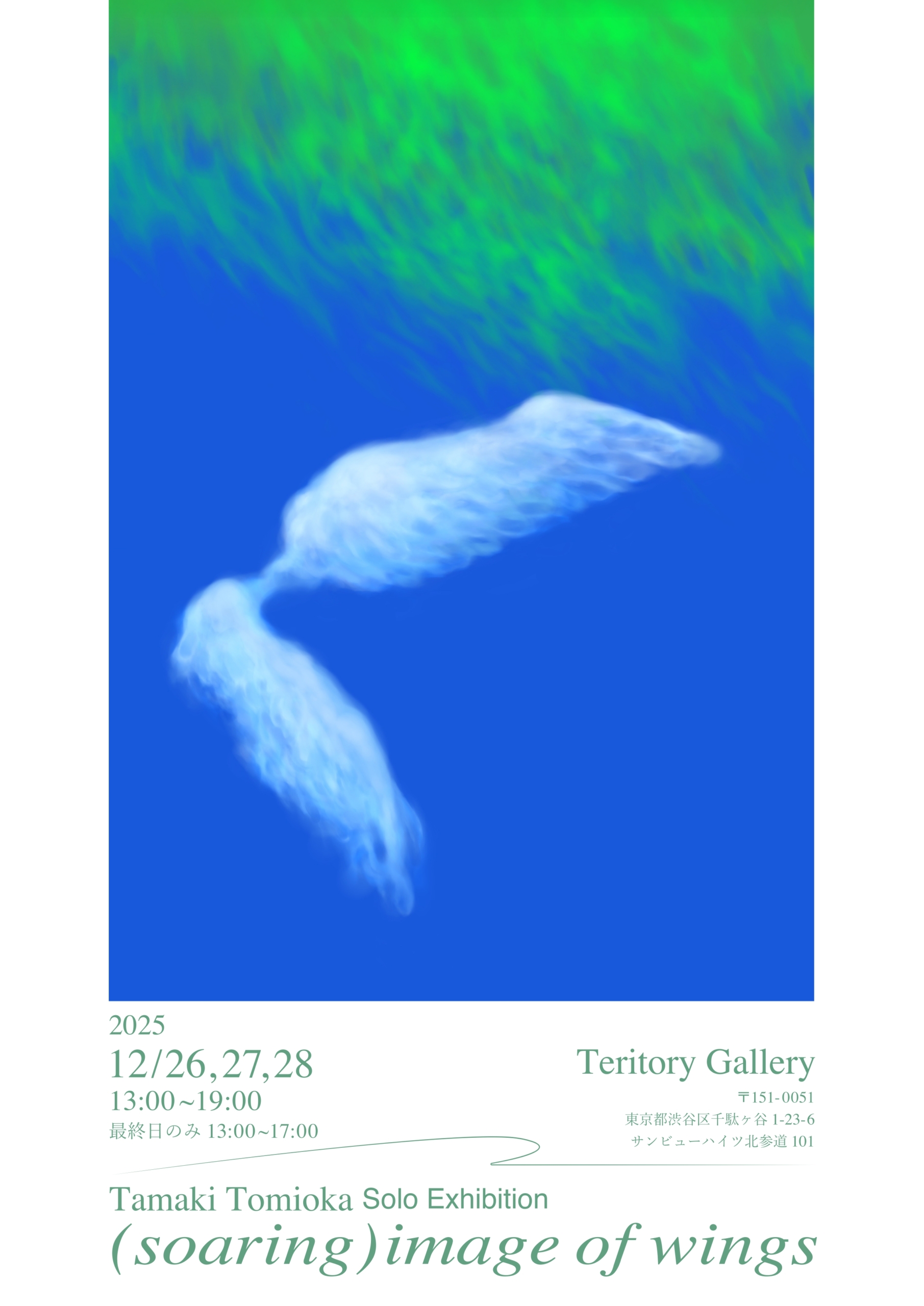 Tamaki Tomioka Solo Exhibition (soaring) image of wings